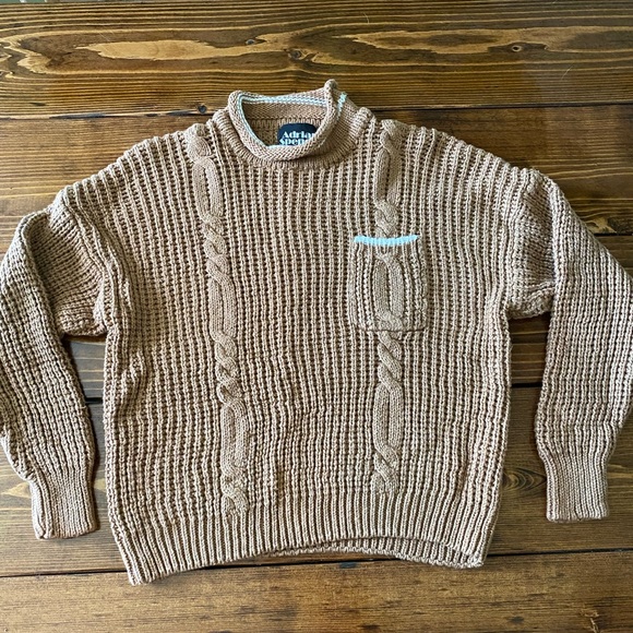 ✰ Vintage Adrian Spencer Turtleneck Sweater ✰ - Picture 1 of 2